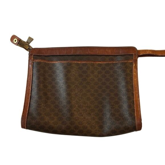 Celine Brown Patterned Toiletry Bag - Picture 2 of 9